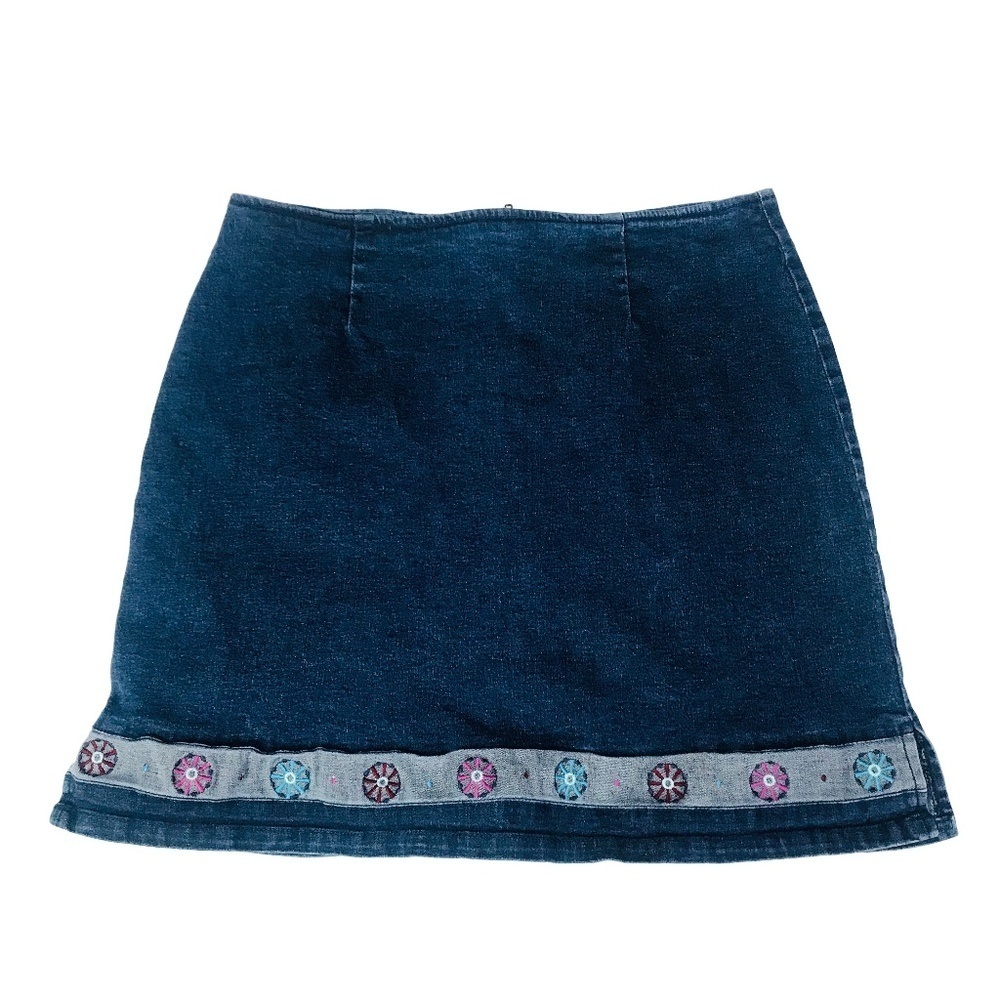 🥳HOST PICK🥳 Cute Denim Short Skirt With Embroidery